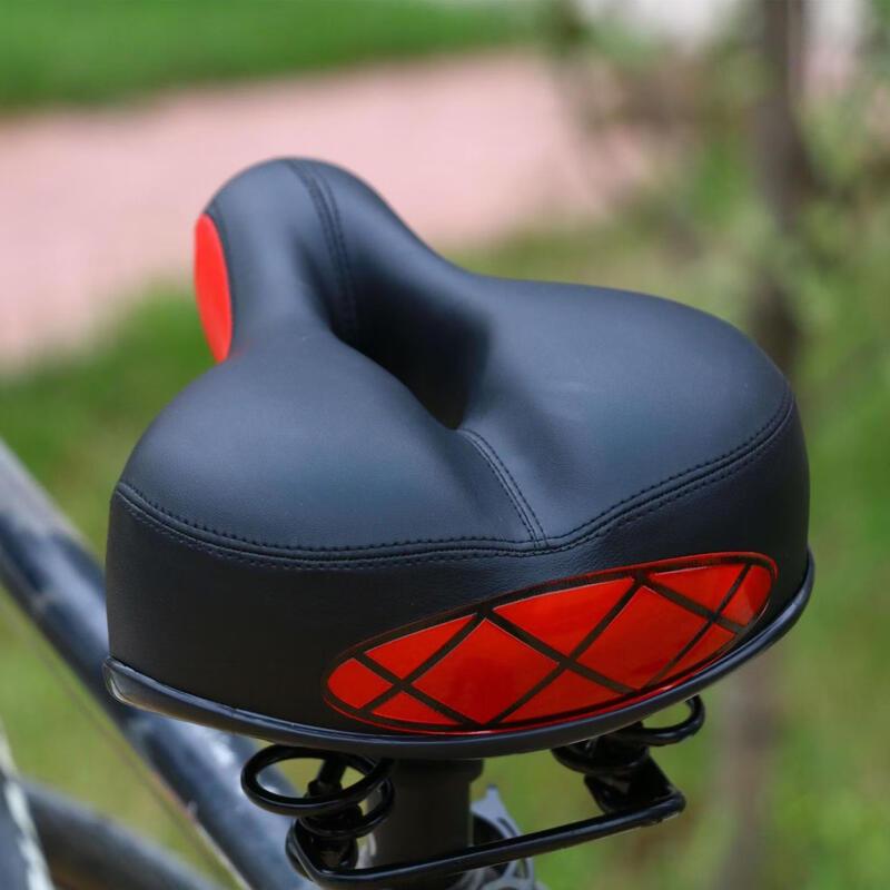 Lishi Reflective Spring Bicycle Saddle