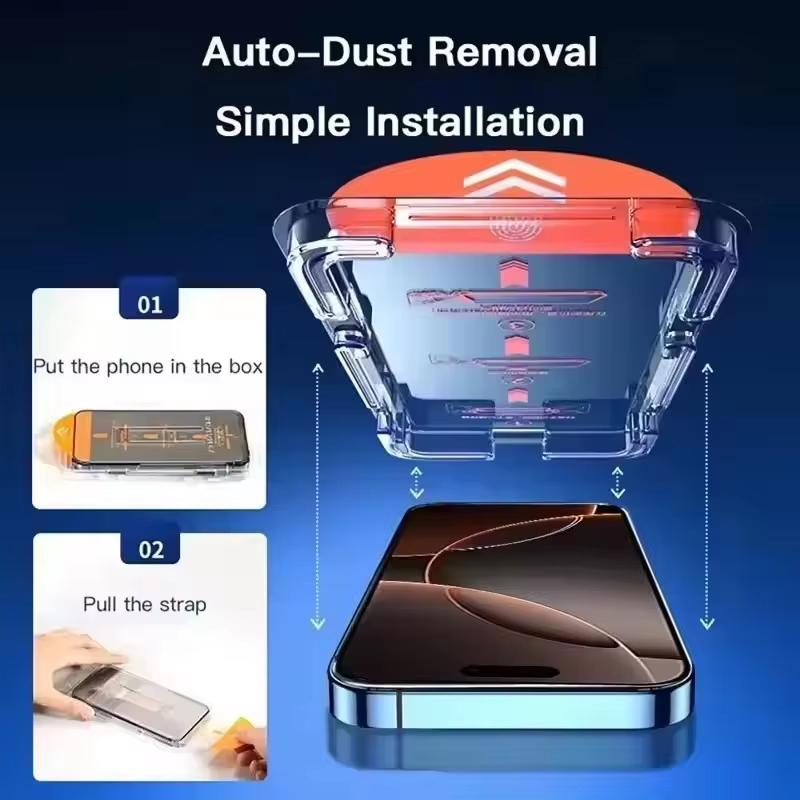 Dust Free Installation Privacy Screen Protector For Xiaomi Redmi Note 11 12 8 9 10 13 Pro 14C Poco F6 M6 X6 Pro Tempered Glass