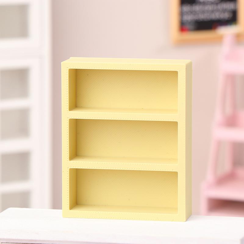 1/12 Dollhouse Mini Wall Cabinet Storage Shelves Dollhouse Furniture Decor Toys Dolls House Accessories Micro Scene Ornament