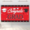 Foldable Graduation Backdrop Anti-Fall Polyester Non-Fading Hanging Graduation Banner Party Supplies