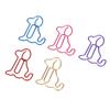 100PCS Animal Bookmarks Clip Iron Wire Multifunctional Dog Shaped Marking Clip for Office