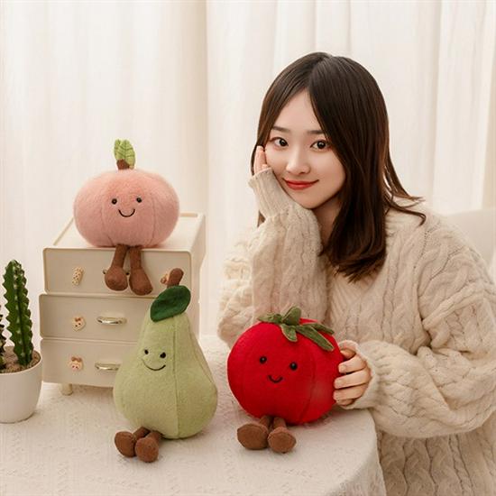 Australian Tomato Plush Doll - Cute Vegetable Cushion Gift