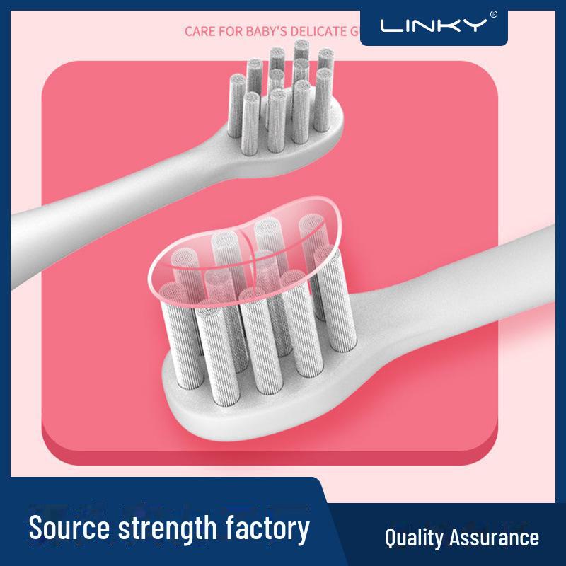 Children's Electric Toothbrush with Soft Bristles and Voice-Guided Brushing, Individually Packaged.