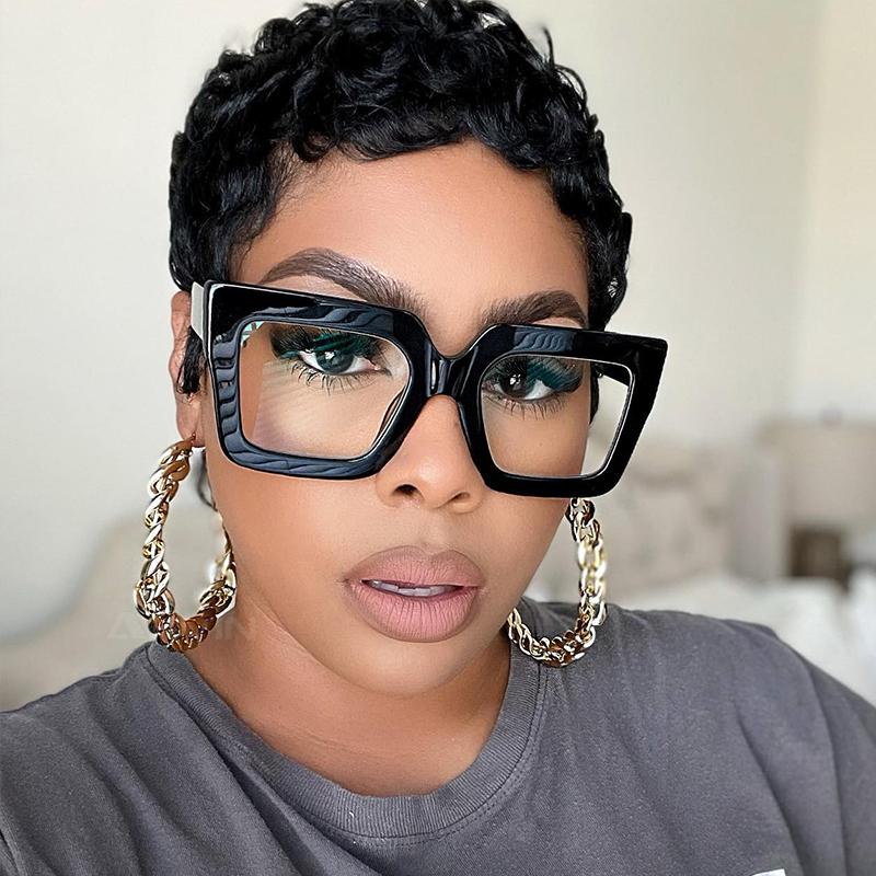 Oversized Square Reading Glasses For Men Women Anti Blue Light Glasses Presbyopia Eyeglasses Optical Magnifier Unisex