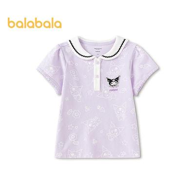 T-shirt à manches courtes Sanrio IP pour filles Balabala