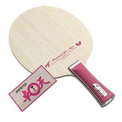 Table Tennis Racket with Table Tennis Jun Major FL Sticker, Butterfly, Mizutani,