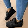 Women's 2020 Autumn/Winter Round Toe Fur Flat Ankle Boots - Large Size, European & American Style