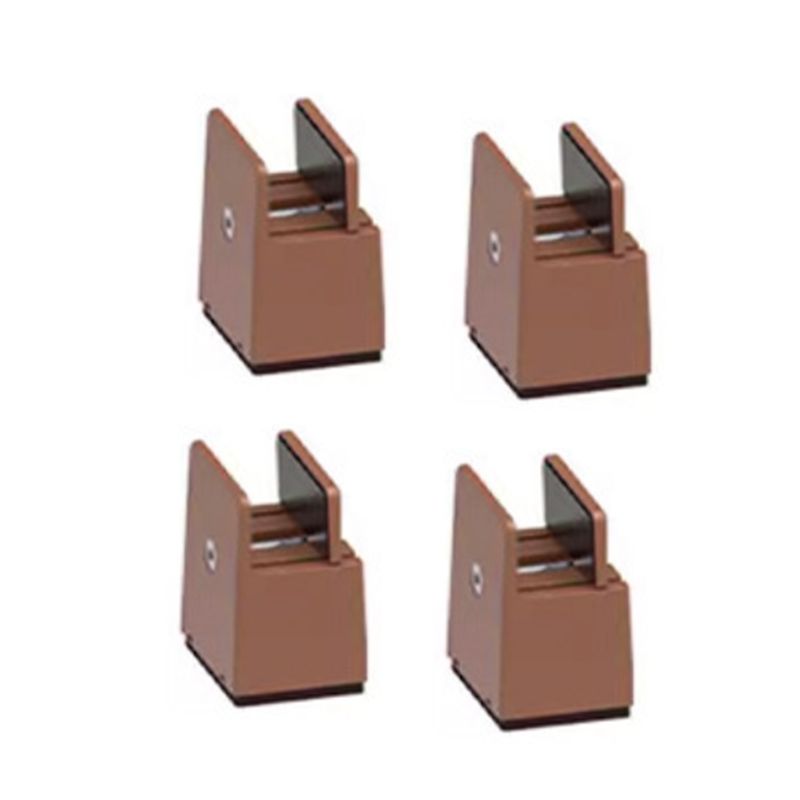 

Хорошие-4 шт. Регулируемые ножки для стула, подставки, зажим-винт 5 см, сверхпрочные, для диванов, столов, кроватей, мебельные подставки с зажимом-винтом коричневый