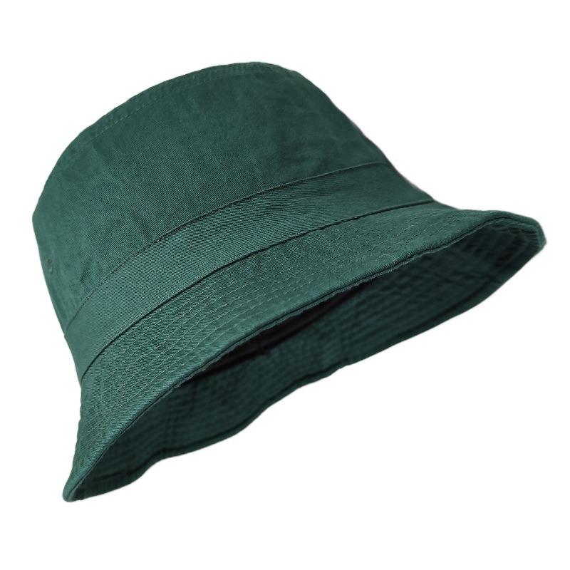 

Big Head XXL 63cm Bucket Hat for Men Pure Cotton Panama Plus Size Hip Hop Fisherman Hat Korean Man Women 63cm Sun Hat XXL 61-63cm зелёный