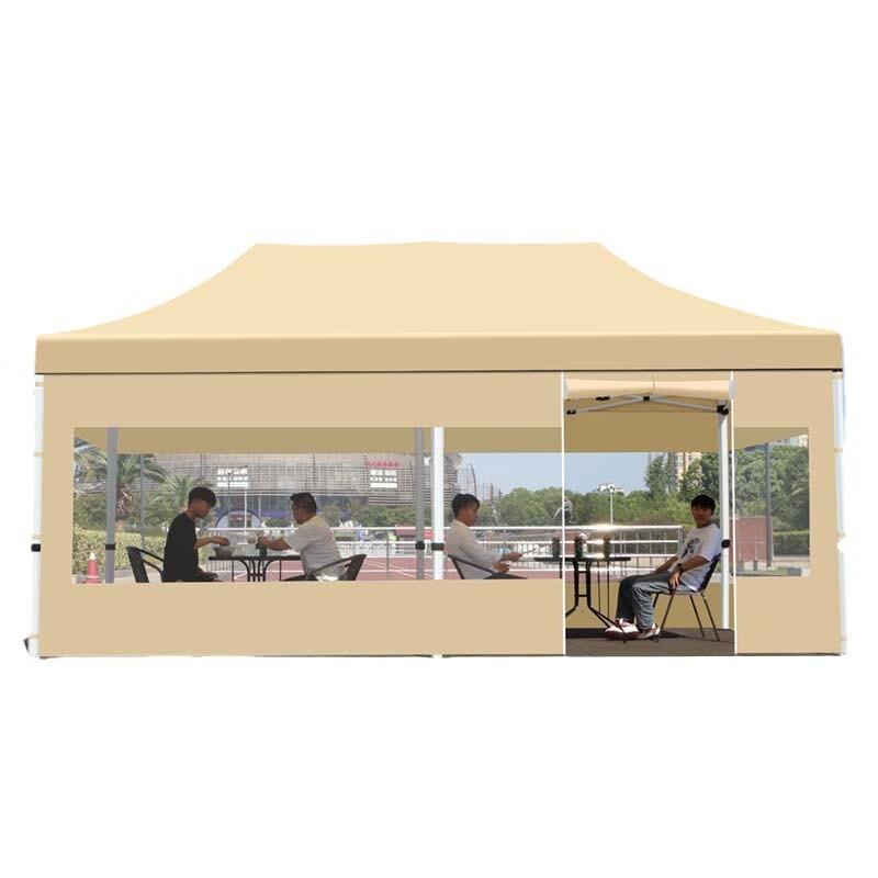 OEING Outdoor Hexagonal Tent Sidewall with Windows