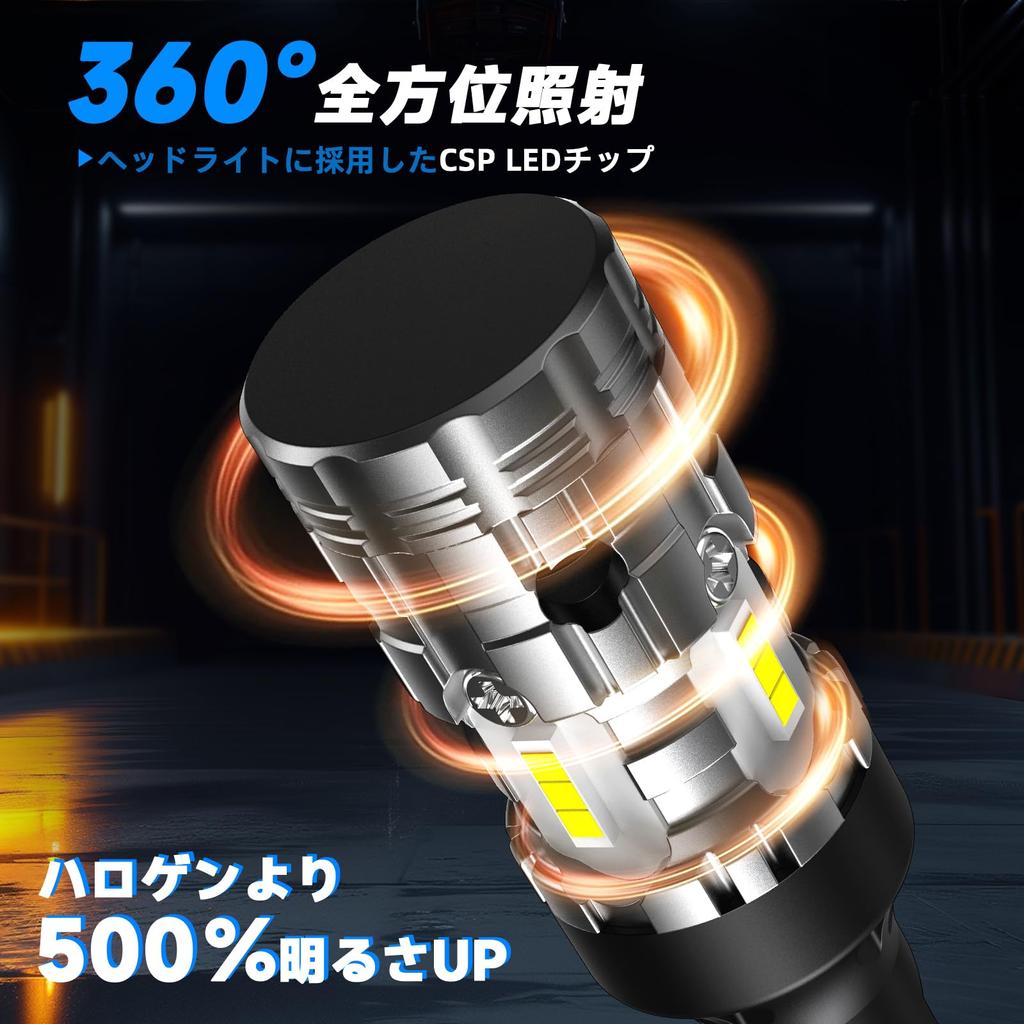 BLUESEATEC T16 LED Back Lamp, Explosive Light, 5,000 Lm, 6500K White, 500% Brightness, High