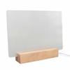 Whiteboard 220x150mm Acryl Weiß Planungstafel Wiederverwendbar mit Beleuchtungssockel DC 5V