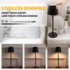 Rechargeable Table Lamp Touch Sensor LED Desktop Night Light Wireless Reading Lamp For Hotel Bar Restaurant Bedroom Decor Light