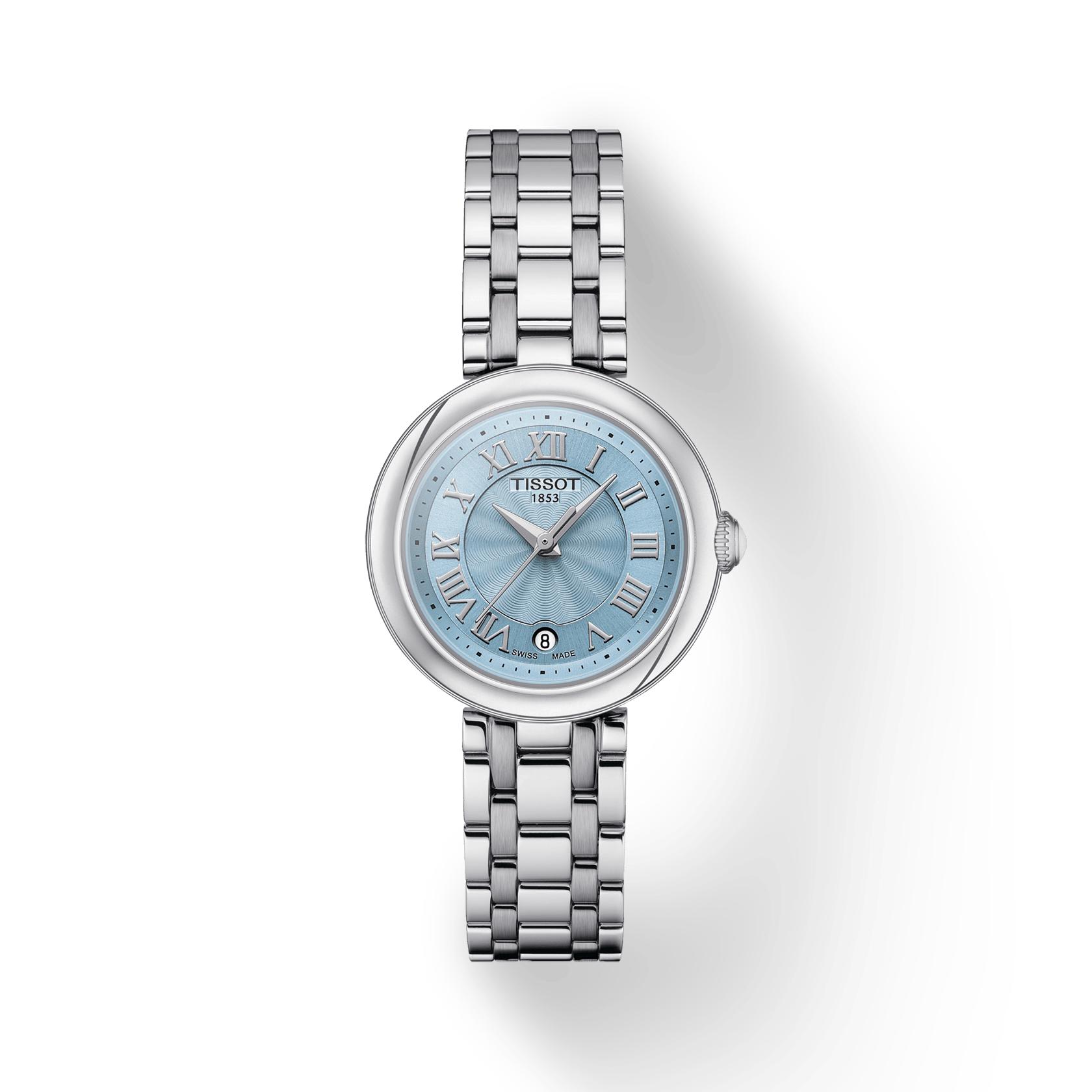 

Tissot Stainless Steel blue mother of pearl Dial Men s Fashion Watch T126.010.11.133.00 синій