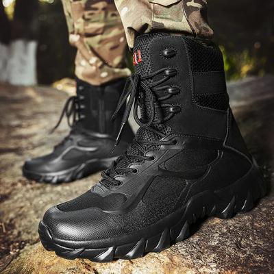 Frühling Herbst Schwarz Taktische Stiefel Herren Trekkingschuhe Große Größe 47 48 Leichtgewicht Outdoor Marke Taktische Sneaker botas tacticas