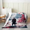 Stars Print Throw Blanket Cute Star Pattern Soft Breathable Fleece Blanket Watercolor Geometric Fuzzy Blanket for Sofa Bed Couch