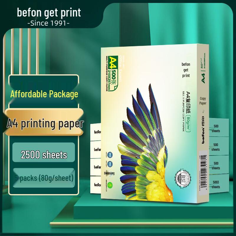 Deyin A4 80gsm Thickened Copy & Print Paper