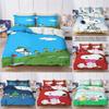 Anime Bedroom Duvet Set Bedding Cover Polyester Christmas Decorations