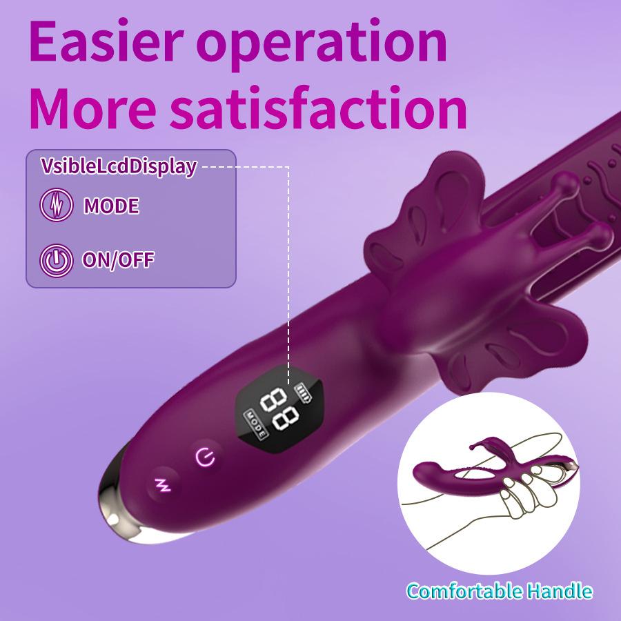 Powerful Rabbit Vibrator G-Spot Clitoris Vagina Massager Anal Stimulator Female Masturbation Sex Toys for Women Dildo Vibrator