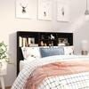 VidaXL Headboard Cabinet White 120x19x103.5 Cm