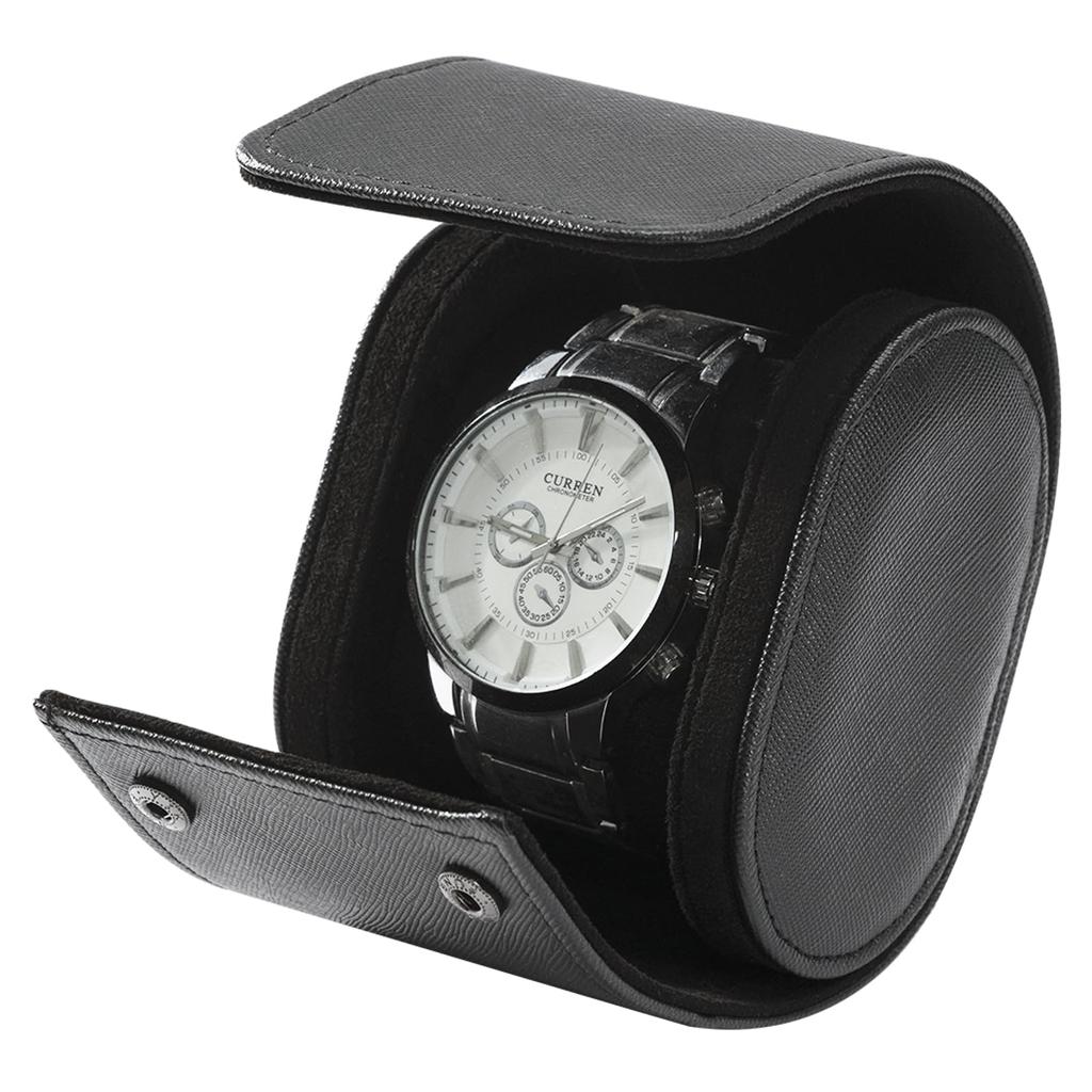1/2/3 Watch Travel Case -Classic Leather Watch Case With Perfect Texture.Mens Watch Case for Travel Handcrafted by Craftsmen