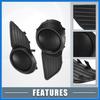 Front Left Right Side Fog Light Grille Cover 52128-08020 52127-08020 Fog Light Bezel Cover Trim for Toyota Sienna 2011-2015 1 Pair Auto Accessories
