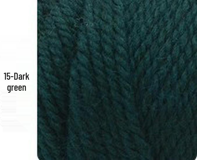 Alpaca Wool Medium-thick Yarn for Hand-knitted Men's and Women's Multi-color Hats, Scarves, and Coats.