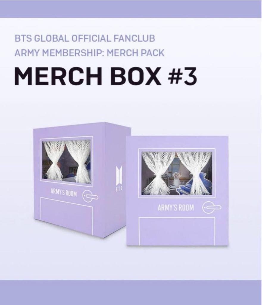 [USED] BTS MERCH BOX 3 ARMY'S ROOM