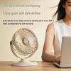 USB Rechargeable Desktop Fan - High-Power Air Circulator with Oscillation for Dorms