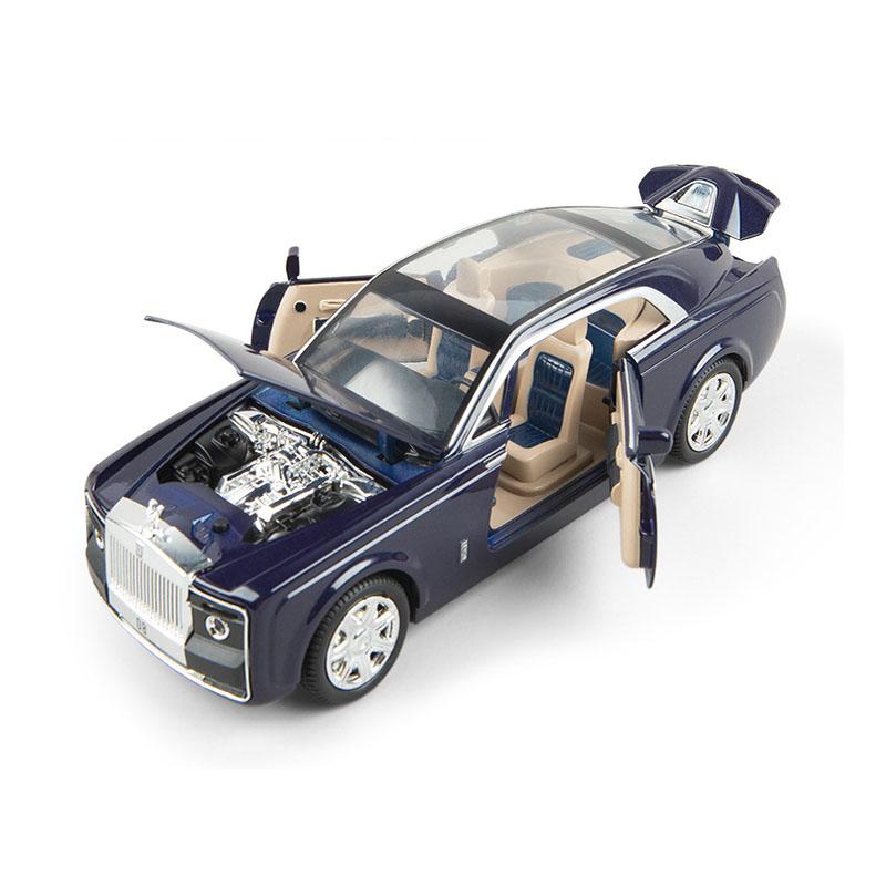 1/24 Rolls Royce Phantom Car Model Metal Model Car Alloy Die-casting Car Children's Toy Gift Collectibles Free Shipping