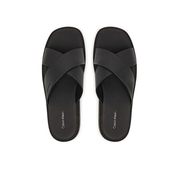 Шлёпанцы Calvin Klein Sq Molded Sandal Xcross Lth