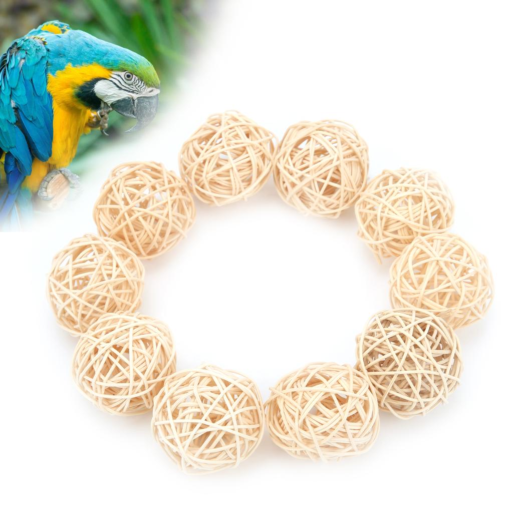 Sepak Takraw Toy   Rattan Safe and Harmless   Small Animal Chew Toy for