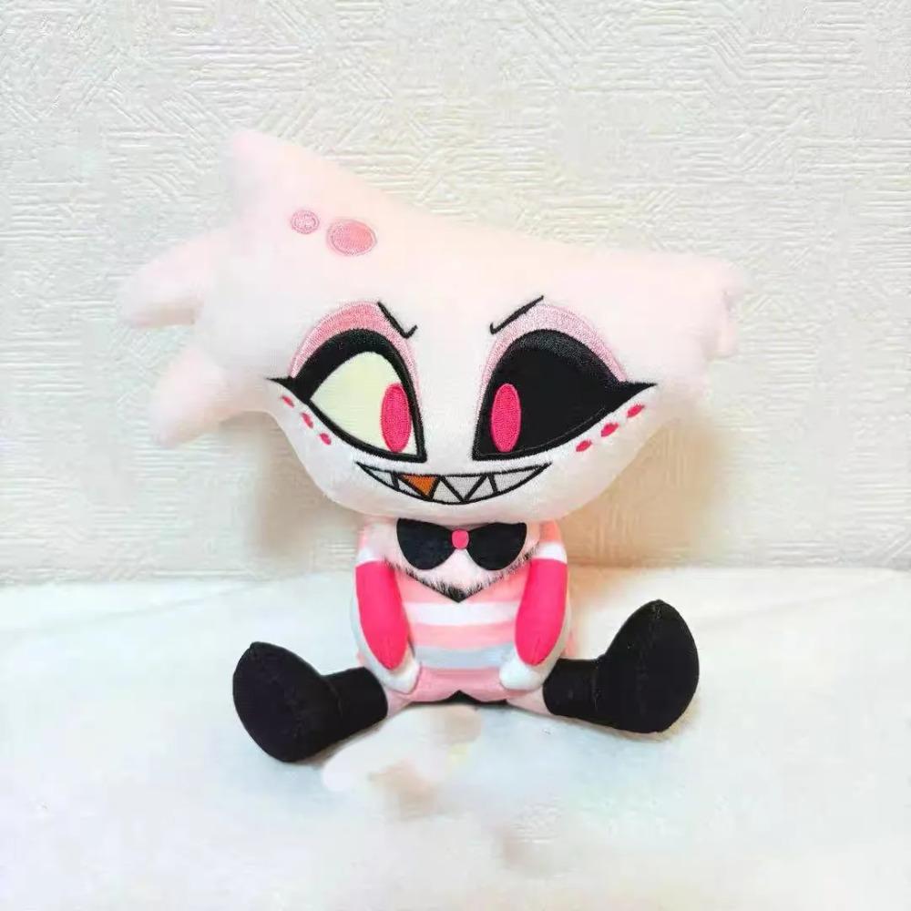30cm Anime Hazbin Angel Dust Plushie Stuffed Toys Hotel Angel Peripherals Plush Doll Home Decorative Pillow Xmas Holiday Gifts