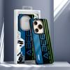 ABEEL For Honor Power 5G Magnetic Case Micro-Embossing 6D Printed PC TPU Aluminum Alloy Leather Phone Cover