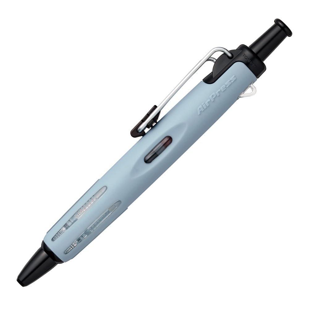 Tombow AirPress Pressurized Ballpoint 1 0.7mm Oil-Based Pen, Blue-Gray, Pen, BC-APN42