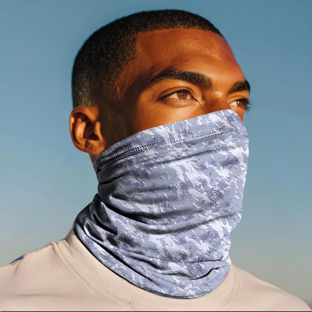 Lightweight Breathable Neck Gaiter Face Covering Multifunctional Seamless Headwear for Outdoor Activities Running Cycling Hiking Fishing