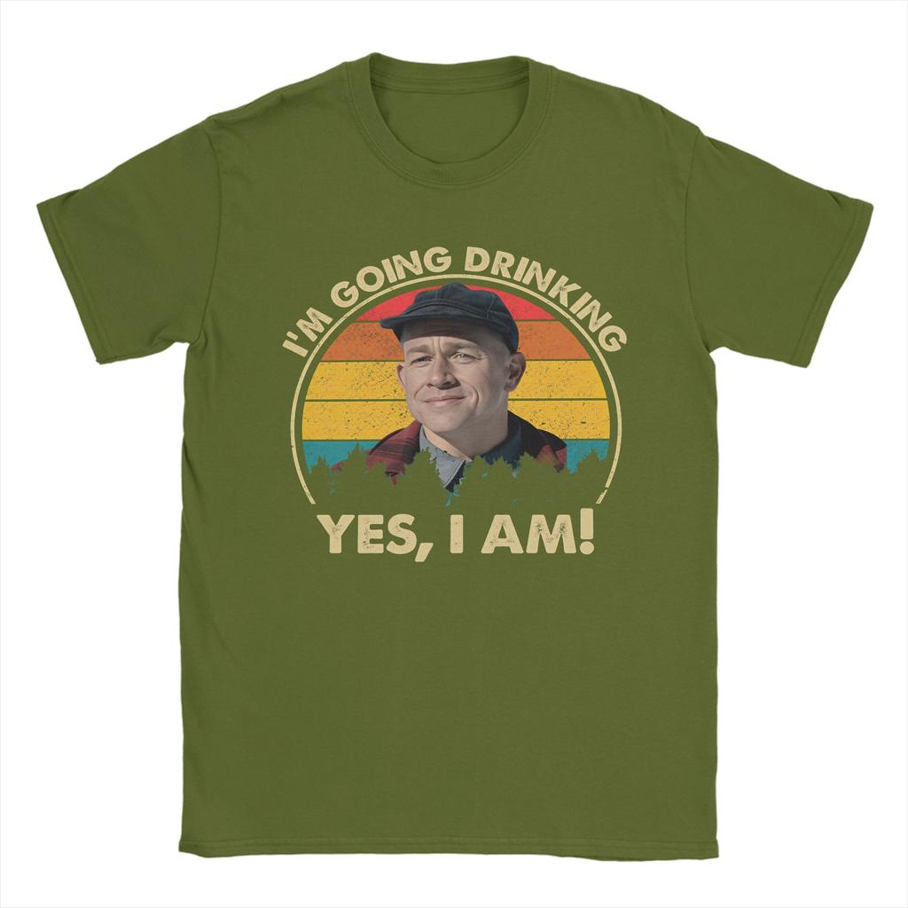Charlie Hunnam Ed Gein Im Going Drinking Yes I Am Christmas Tee Shirt for Men Women Graphic Print T Shirts  100% Cotton Clothes