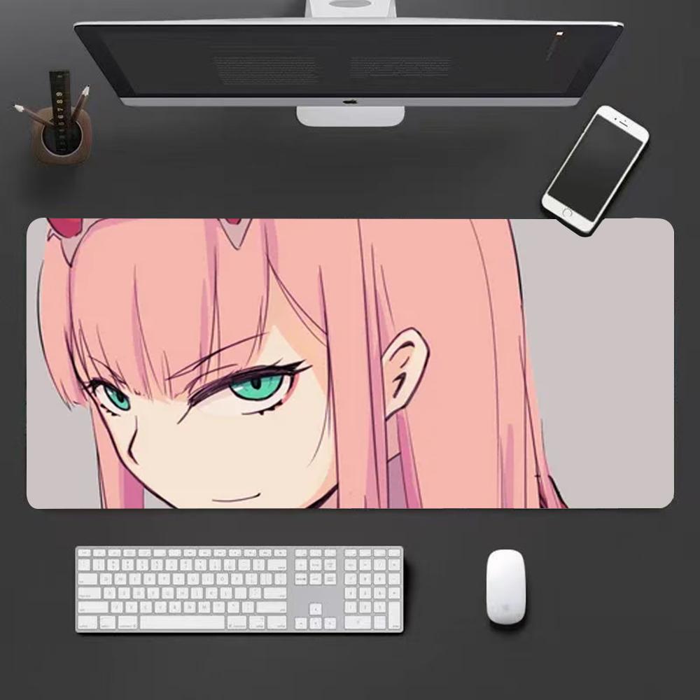 Zero two Коврик для мыши Милый HD-коврик для мыши Расширенный игровой коврик для клавиатуры Большой коврик для мыши x см XXL Игровой коврик для мыши 800x300x2mm