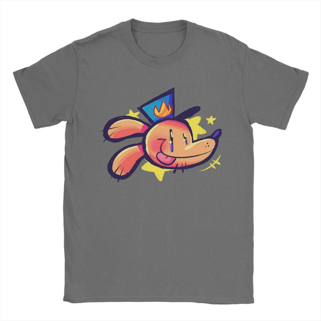 Movie Kid Adventure Animation Funny TShirt for Men Dog Man 100 Cotton Tees Round Collar Short Sleeve T Shirts Gift Clothing