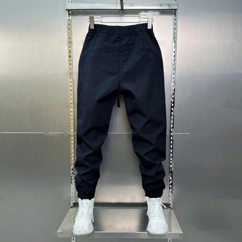 Herren Schnelltrocknende Slim Fit Haremshose: Farbblock, Elastischer Bund, Lässiger Sommerstil