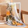 Silk scarf square scarf high-end strap 100% mulberry f student fashion sunscreen shawl dual-purpose