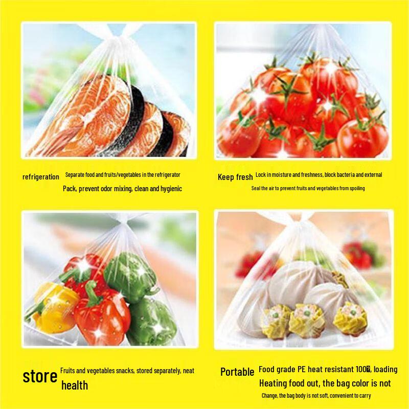 Glad CB30 Large Vest Fresh-keeping Bags, 100 Count