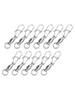 Stainless Steel Fishing Swivel Snap Connectors 3 Sizes 10 Pieces for Angling