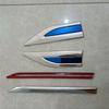 Universal 4Pcs Stainless Steel Car Side Body Fender Trims Decoration Mirror polishing