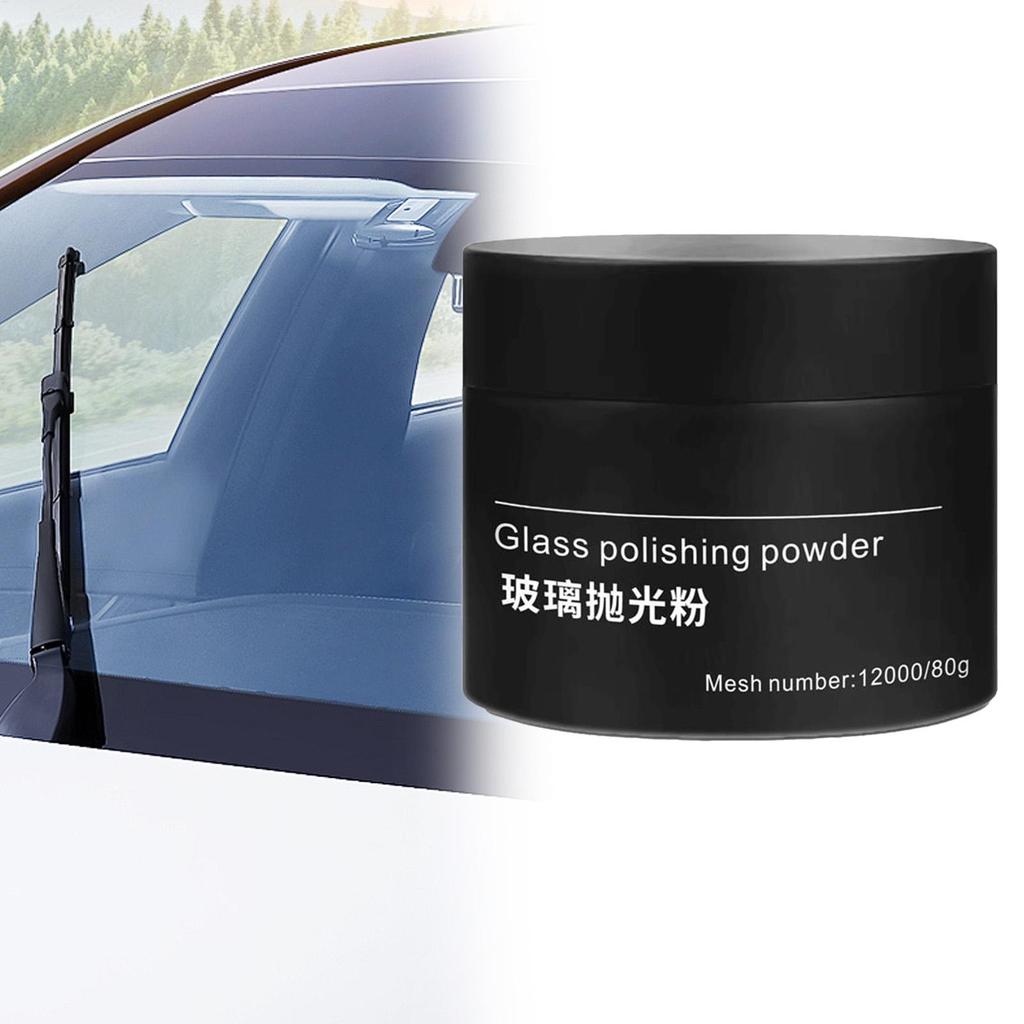 Glass Polishing Scratch Remover 80g Glass Degreasing Film Repair Powder Car Window Scratches Removal Oil Film Powder For Trucks