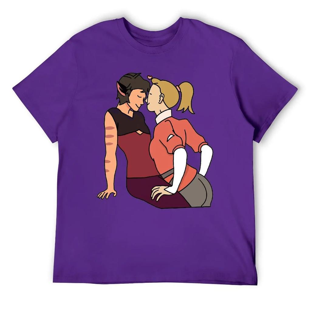 Catra And Adora In Love For Sale B Top Tee Cute T-shirt Harajuku Motion Humor Home USA Size