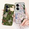 For OPPO Reno11 F 5G Case Reno 11F CPH2603 2024 Elegant Printing Camera Protective Shockproof Soft Silicone Phone Cases