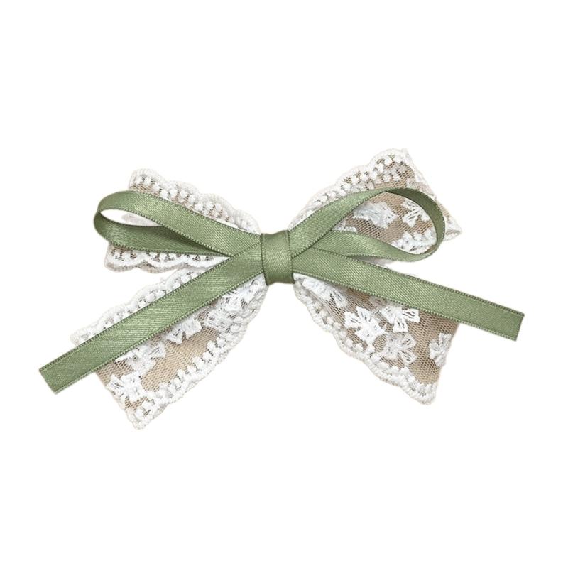 Fairy Flat Clip Hairpin 2000s Style Balletcore Headdress Bunches Headdress Elegant Bowknot Cute Headdress