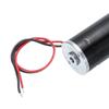 uxcell DC 12V High Torque Turbine Worm Gear 8mm 12 RPM with for Electric Fireplaces Motor, Shaft, Wire,