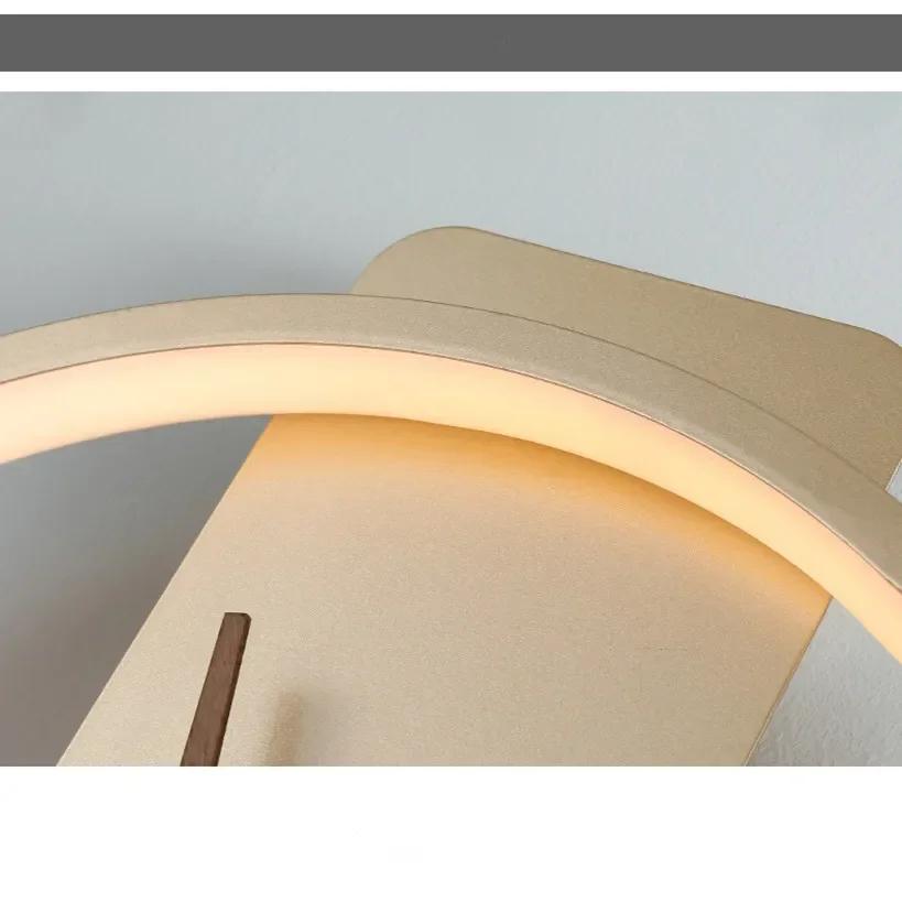 LED Wall Clock Modern Design Acrylic Electronic Living Room Lamp Wall Clock Lamp Nordic Creative Home Decoration Fixtures D4G9E9